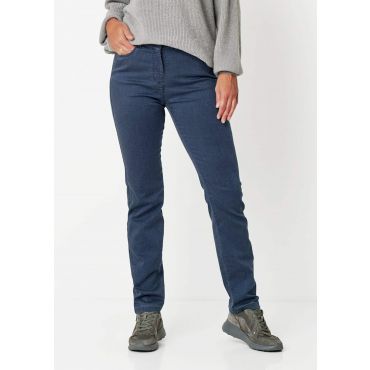 ”Meine beste Freundin” -farkut viidellä taskulla - sininen - Gr. 48 - Goldner Fashion