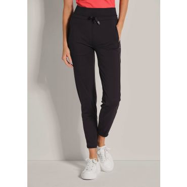 Joggersit teknistä materiaalia - antrasiitti - Gr. S - Goldner Fashion