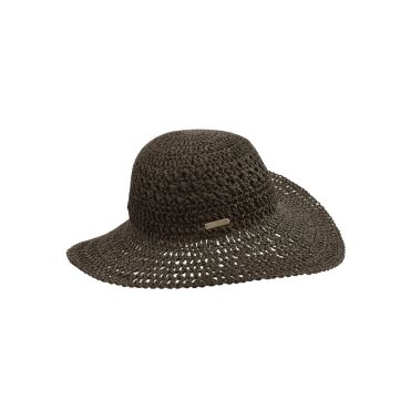 Kevyt kesäinen paperiolkihattu - khaki - Gr. Vakiokoko - Goldner Fashion
