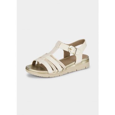 Kauniit remmisandaalit - beige - Gr. 39 - Goldner Fashion