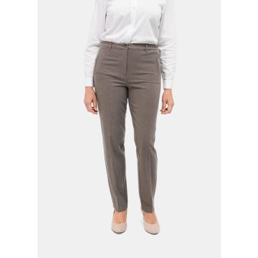 Miellyttävät pehmeät flanellihousut LOUISA - myyränruskea - Gr. 19 - Goldner Fashion