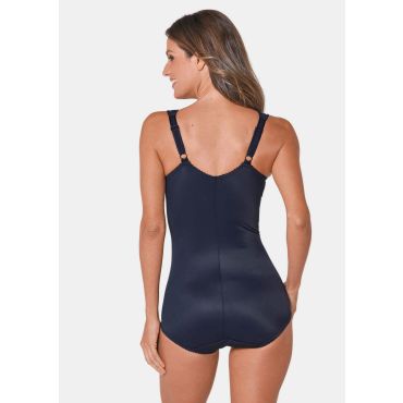 Muotoileva body pitsisomistein - tummansininen - Gr. 105 B - Goldner Fashion
