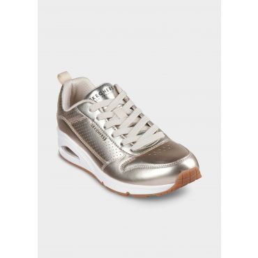 Metallinhohtoista nahkaa - kulta - Gr. 37 - Goldner Fashion