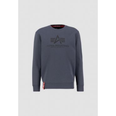 Basic Sweater Huppari miehille - Koko 3XL - Tummanharmaa - Alpha Industries