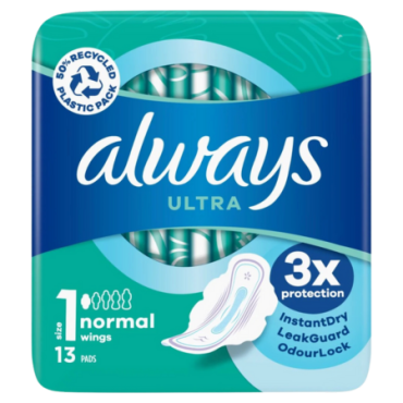 Always Ultra Normal Plus Size 1 - 13 kpl