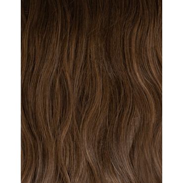 18 Beach Wave Double Hair Set Clip-In Extensions - Brond'mbre"