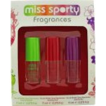 Miss Sporty Gift Set 11ml Pump Up Booster EDT + 11ml Clubbing Proof EDT + 11ml Crush On You EDT