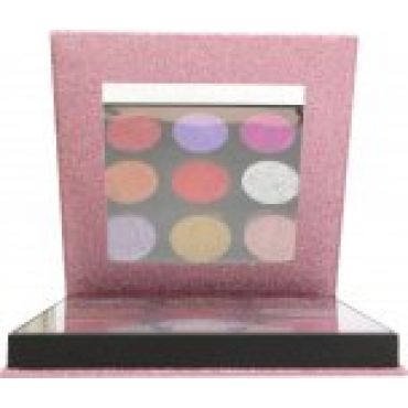 Makeup Revolution Pressed Glitter Eyeshadow Palette 9 x 1.5g - Diva
