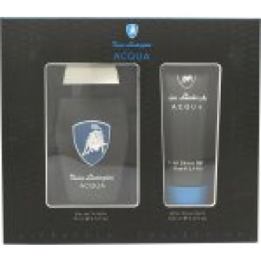 Lamborghini Acqua Gift Set 75ml EDT + 100ml Aftershave Balm