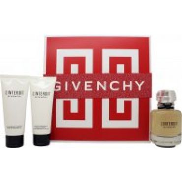 Givenchy L'Interdit Gift Set 80ml EDP + 75ml Shower Gel + 75ml Body Lotion