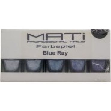 MATi Professional Nails Gift Set Blue Ray 5 x 5ml Nail Polish