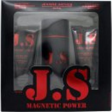 Jeanne Arthes Js Magnetic Power Gift Set 100ml EDT + 75ml Shower Gel + 75ml Aftershave Balm