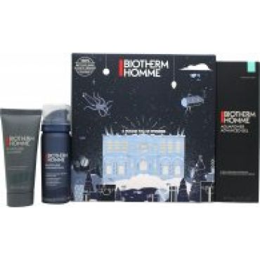 Biotherm Homme Aquapower Gift Set 75ml Aquapower Advanced Gel + 4ml Basic Line Cleanser + 50ml Foam Shaver