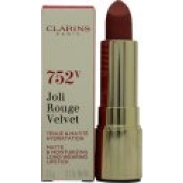 Clarins Joli Rouge Velvet Lipstick 3.5g - 752V Rosewood