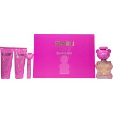 Moschino Toy 2 Bubble Gum Gift Set 100ml EDT + 100ml Shower Gel + 100ml Body Lotion + 10ml EDT
