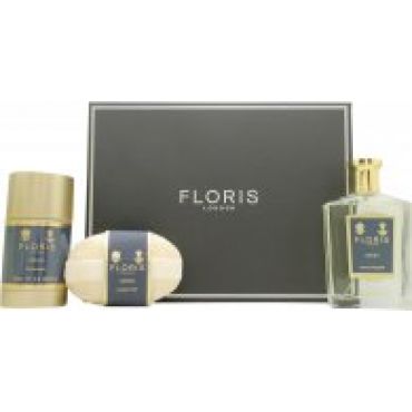 Floris Cefiro Gift Set 100ml EDT + 100g Soap + 75ml Deodorant Stick