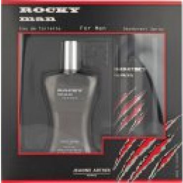 Jeanne Arthes Rocky Man Gift Set 100ml EDT + 200ml Deodorant Spray