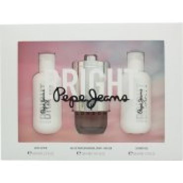 Pepe Jeans Bright Gift Set 30ml EDP + 60ml Body Lotion + 60ml Shower Gel