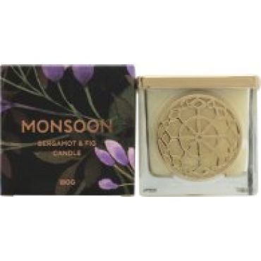 Monsoon Bergamot & Fig Scented Candle 180g
