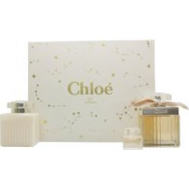 Chloe Chloe Gift Set 75ml EDP + 100ml Body Lotion + 5ml EDP