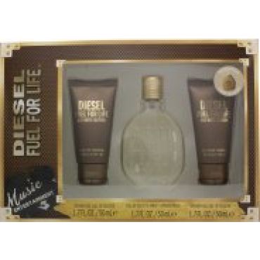 Diesel Fuel For Life Gift Set 50ml EDT + 2 x 50ml Shower Gel