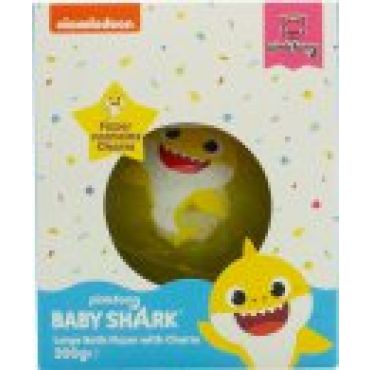 Baby Shark Bath Fizzer With Charm 200g - Blue