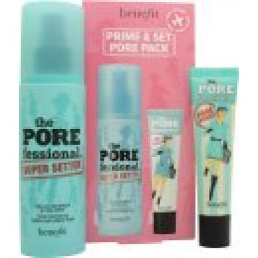 Benefit The Porefessional Primer Set 120ml Make Up Setting spray + 22ml Pore Primer