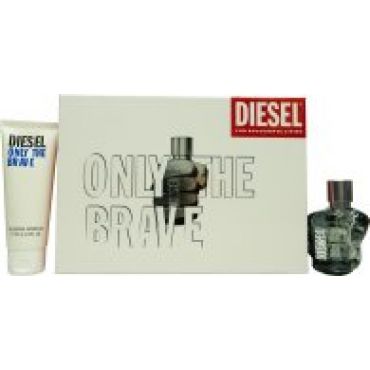 Diesel Only The Brave Gift Set 50ml EDT + 75ml Shower Gel