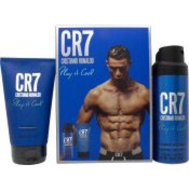 Cristiano Ronaldo CR7 Play It Cool Gift Set 150ml Shower Gel + 150ml Body Spray