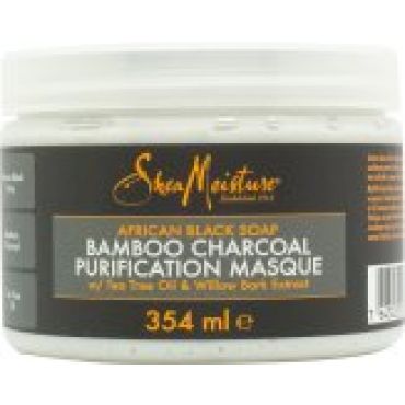 Shea Moisture African Black Soap Bamboo Charcoal Purification Masque 354ml