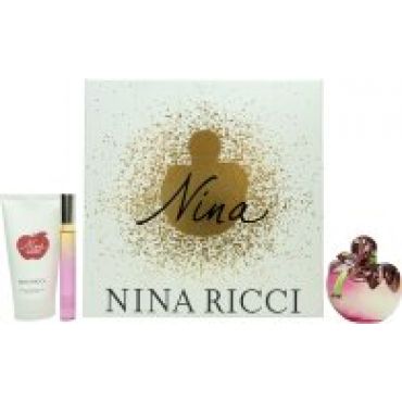 Nina Ricci Nina Illusion Gift Set 80ml EDP + 10ml EDP + 75ml Body Lotion