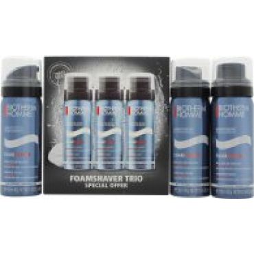 Biotherm Homme Gift Set 3 x 50ml Sensitive Shaving Foam