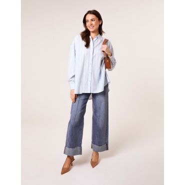 Oversized Shirt - ONE / LIGHT BLUE