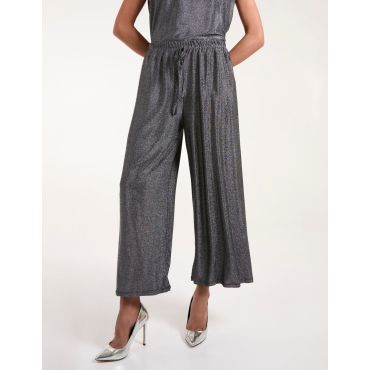 Metallic Trousers - M/L / BLACK/SILVER