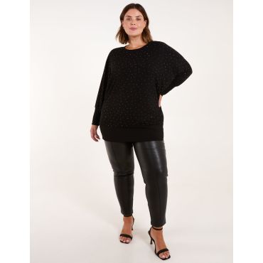Curve Diamante Batwing Top - ONE / BLACK
