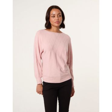Patterned Jumper - M/L / PINK