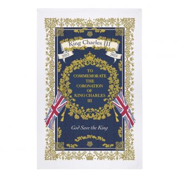 Ulster Weavers King Charles III Coronation Regal Tea Towel
