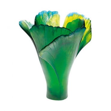 Daum Ginkgo Vase