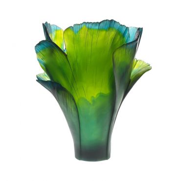 Daum Ginkgo Magnum Vase