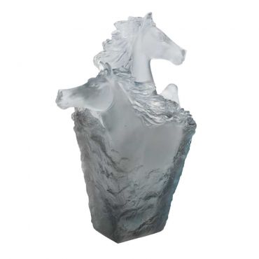 Daum Cavalcade Grey Blue Pencil Holder