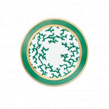 Raynaud Cristobal Emeraude Coffee Saucer,  13 cm Diameter