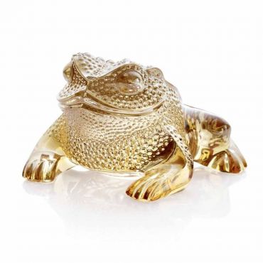 Lalique Gold Lustre Gregoire Toad