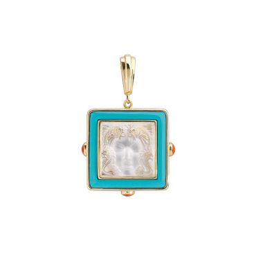 Lalique Arethuse Vermeil Pendant