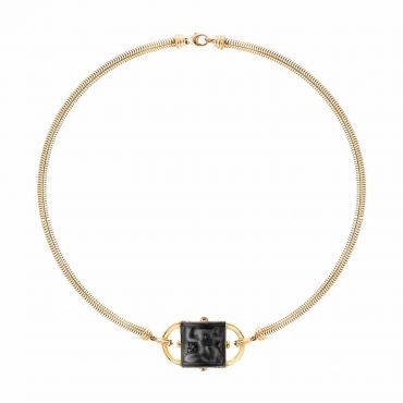 Lalique Nysa Necklace, Noir