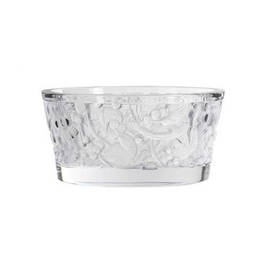 Lalique Merles Et Raisins Bowl, Clear