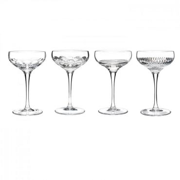 Waterford Mixology Clear Champagne Coupe, Set of 4