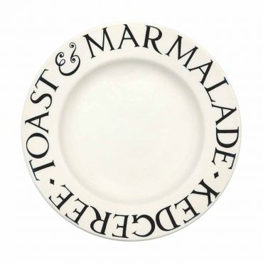 Emma Bridgewater Black Toast 8 1/2 Inch Dessert Plate