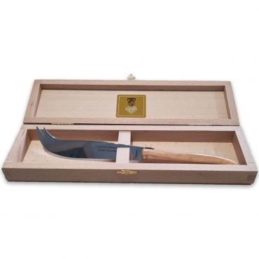 Claude Dozorme Olive Wood Handled Super Laguiole Cheese Knife