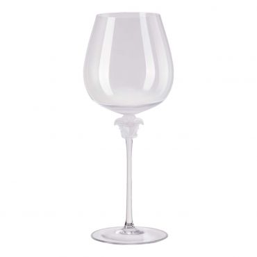 Versace Medusa Lumiere Red Wine Burgundy Glass