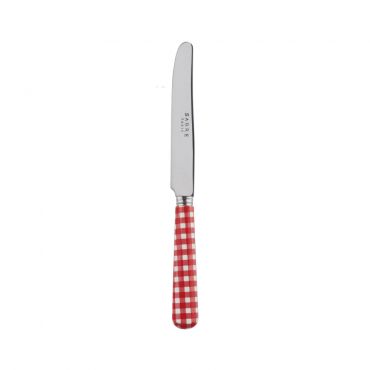 Sabre Gingham Red 17cm Breakfast Knife